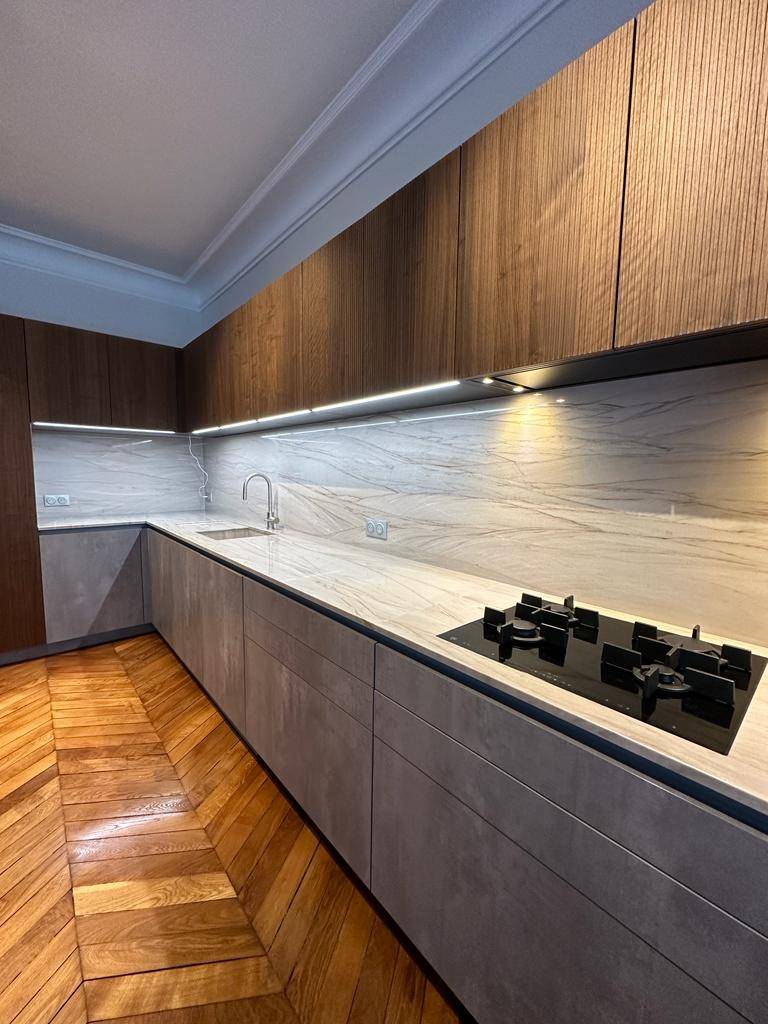 Quartzite Kalahari posée à Paris en ile de France.