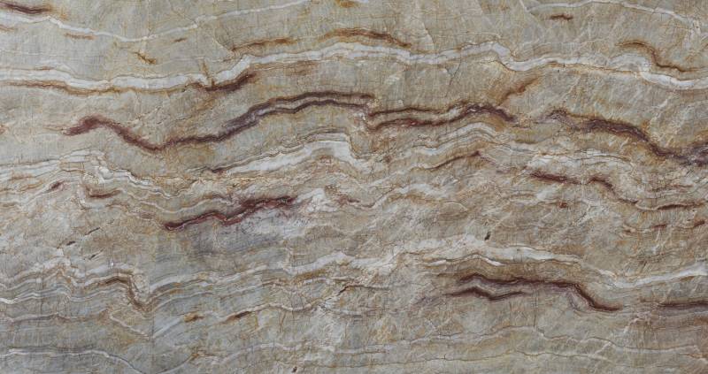 Quartzite Nacarado disponible en finition polie / Provenance : Brésil